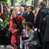Manuel Valls, Michel Sapin, Edouard Balladur, Christiane Taubira, Michel Rocard lors de l'enterrement du constitutionnaliste Guy Carcassonne au cimetière de Montmartre le 3 juin 2013