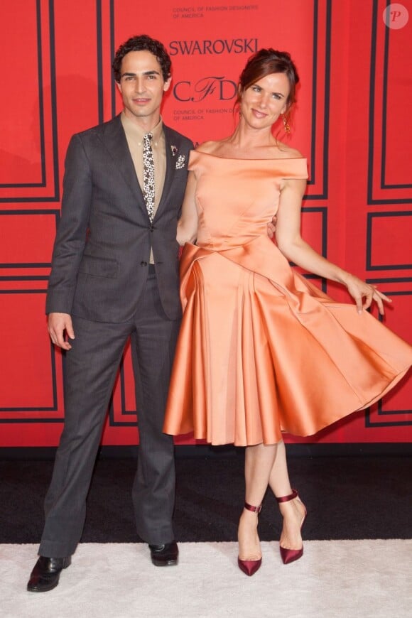 Zac Posen et Juliette Lewis à la soirée des CFDA Fashion Awards à New York, le 2 Juin 2013.