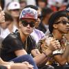 Justin Bieber assiste au match de basket entre le Heat de Miami et les Pacers de l'Indiana à Miami le 3 juin 2013
