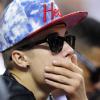 Justin Bieber assiste au match de basket entre le Heat de Miami et les Pacers de l'Indiana à Miami le 3 juin 2013