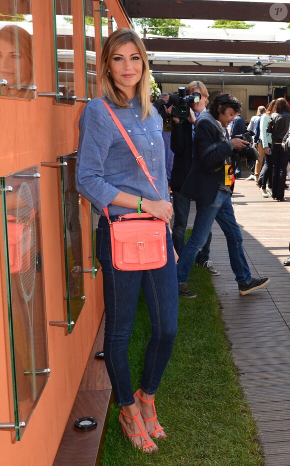 La superbe Alexandra Rolsenfeld au village Roland-Garros pendant les internationaux de France de tennis 2013 à Paris, le 4 juin 2013