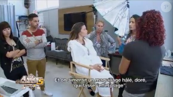 Capucine dans Les Anges de la télé-réalité 5, diffusé le mercredi 5 juin sur NRJ 12.