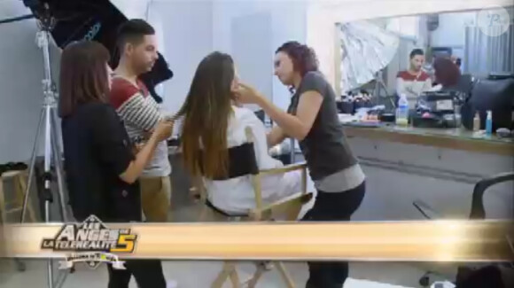 Capucine dans Les Anges de la télé-réalité 5, diffusé le mercredi 5 juin sur NRJ 12.