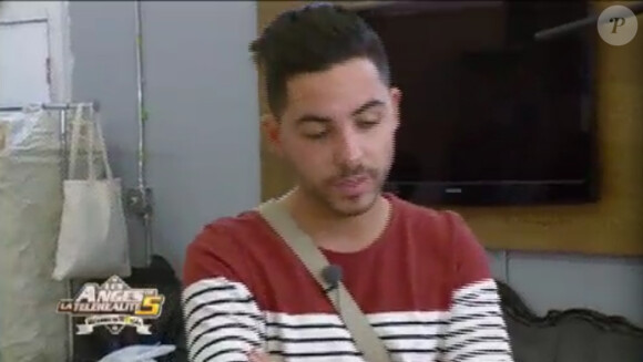 Alban dans Les Anges de la télé-réalité 5, diffusé le mercredi 5 juin sur NRJ 12.