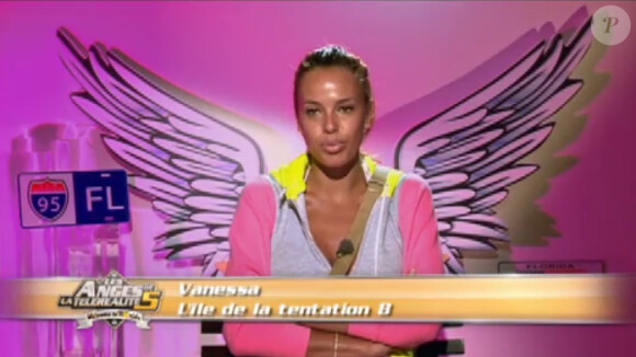 Vanessa dans Les Anges de la télé-réalité 5, diffusé le mercredi 5 juin sur NRJ 12.