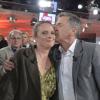 Daniel Auteuil et sa fille Aurore - Enregistrement de l'émission "Vivement Dimanche" à Paris le 4 juin 2013. L'émission sera diffusée le 9 juin sur France 2.