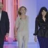 Jean-Pierre Darroussin, Marie-Anne Chazel et Victoire Belézy - Enregistrement de l'émission "Vivement Dimanche" à Paris le 4 juin 2013. L'émission sera diffusée le 9 juin sur France 2.