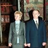 Vladimir Poutine et sa femme Lyudmila - Moscou