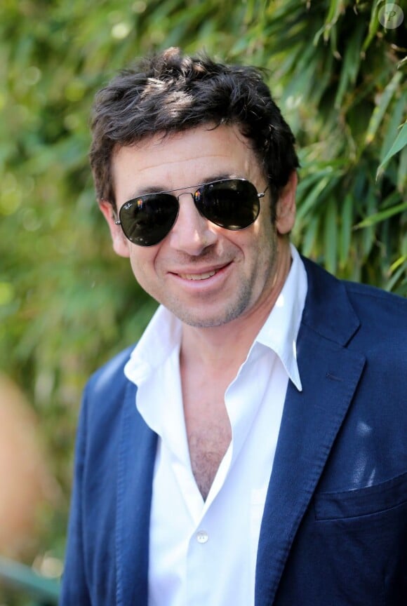 Patrick Bruel au Village à Roland-Garros le 7 juin 2013.