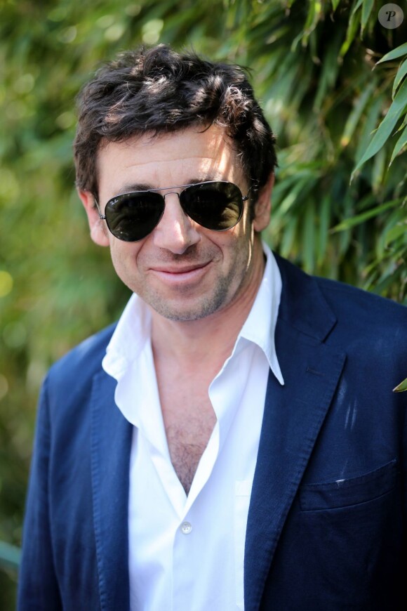 Patrick Bruel à Roland-Garros le 7 juin 2013.