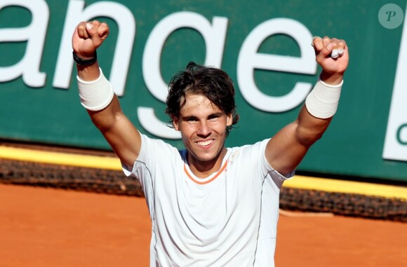 Rafael Nadal vainqueur de la demi-finale à Roland-Garros le 7 juin 2013.