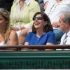 Arantxa Sanchez, Anne Hidalgo et Jean Gachassin à Roland-Garros, Paris, le 8 juin 2013.