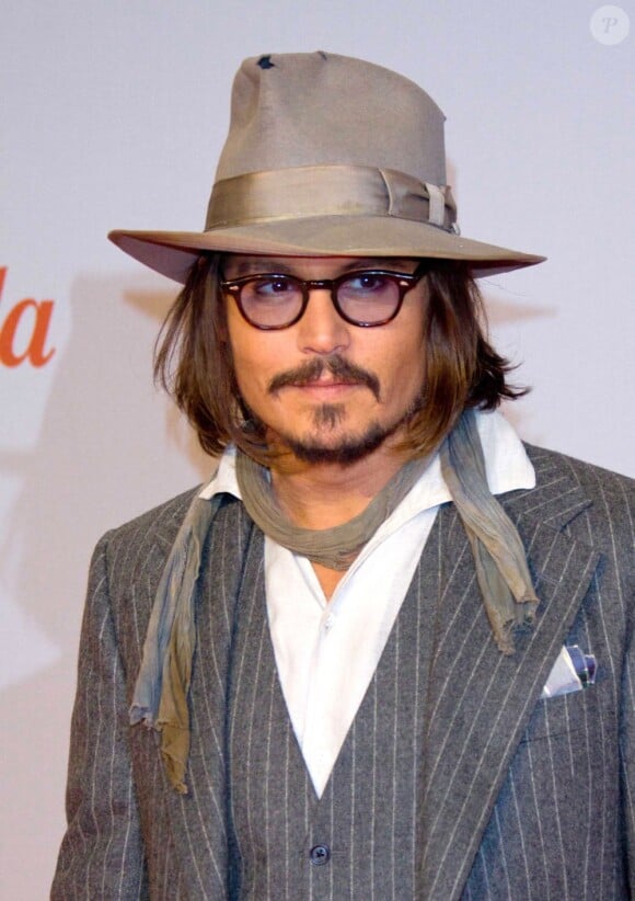Johnny Depp à la première de The Tourist à Berlin, le 14 décembre 2010.