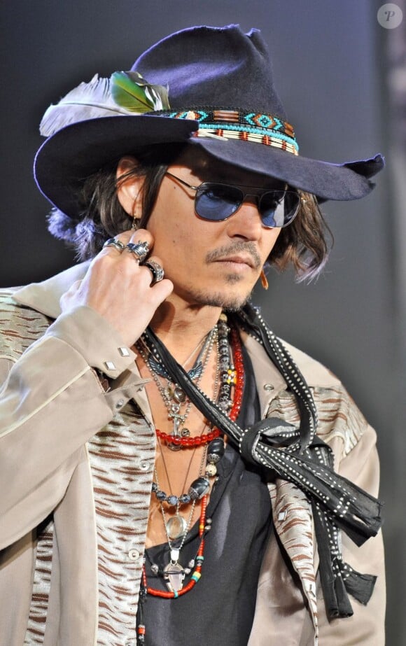 Johnny Depp à Tokyo, le 12 mai 2012.