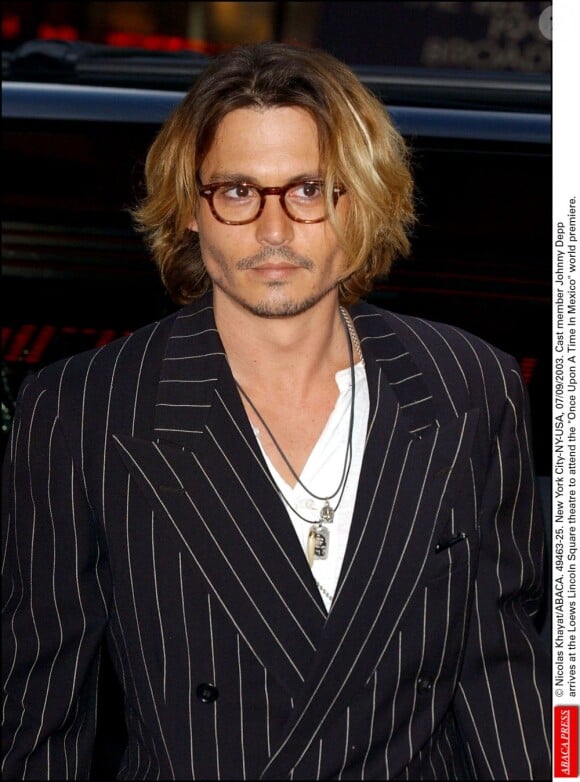 Johnny Depp à Mexico en septembre 2003.