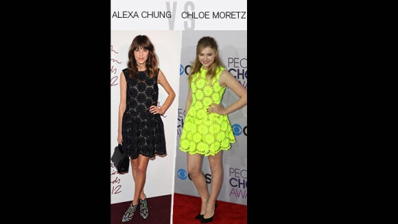 Match de look : Alexa Chung vs Chloe Moretz, la petite robe fleurie