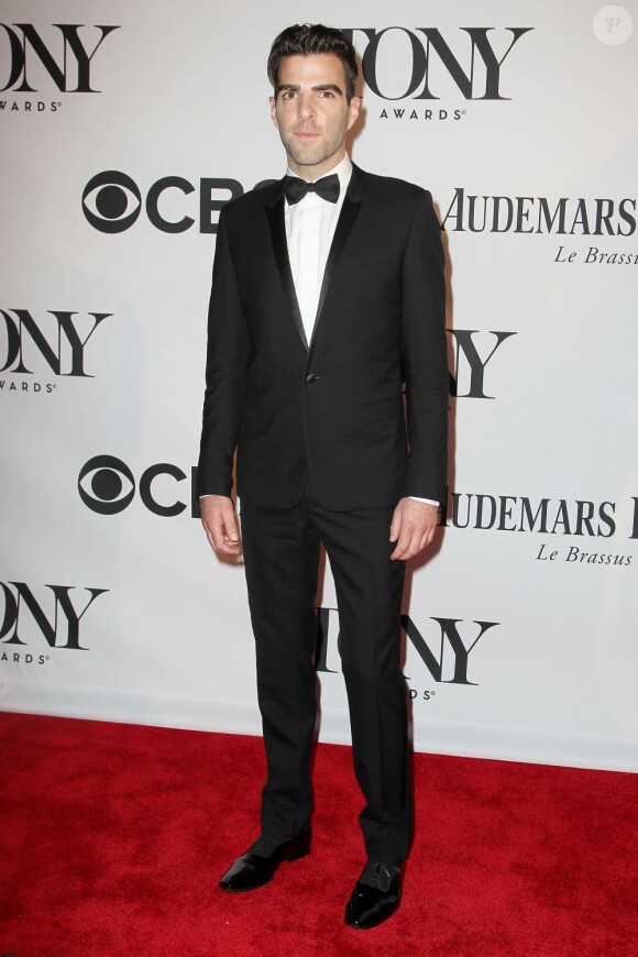 Zachary Quinto lors de la cérémonie des Tony Awards, 67e édition, à New York le 9 juin 2013