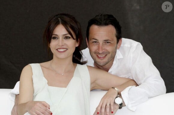Anne Charrier et Michael Cohen lors du 53e festival de Monte-Carlo au Forum Grimaldi à Monaco le 10 juin 2013.