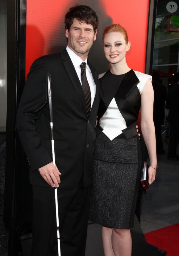 Deborah Ann Woll et son compagnon EJ Scott - Avant-première de la saison 6 de la série True Blood, à Los Angeles, le 11 juin 2013.