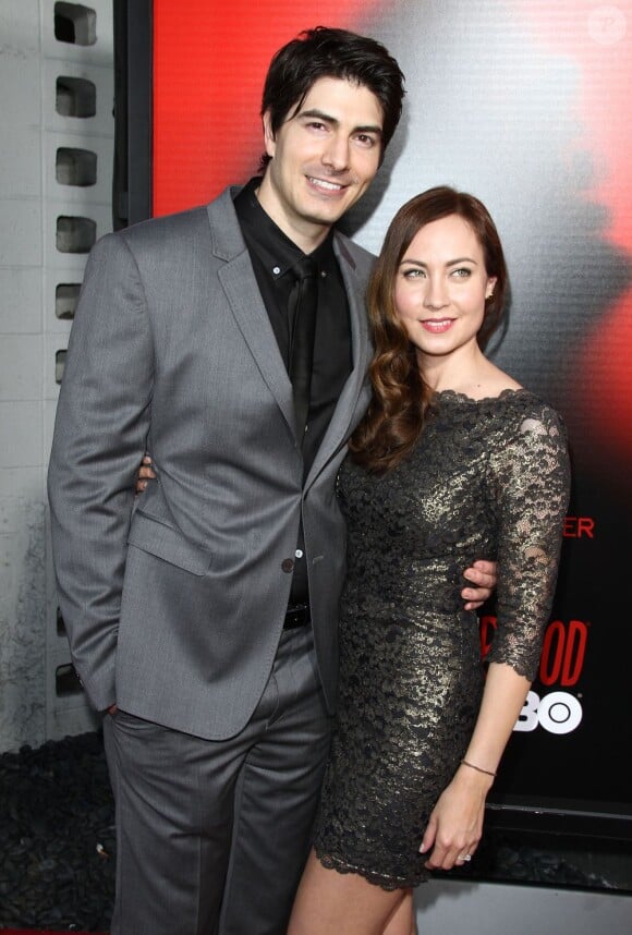 Brandon Routh et Courtney Ford - Avant-première de la saison 6 de la série True Blood, à Los Angeles, le 11 juin 2013.