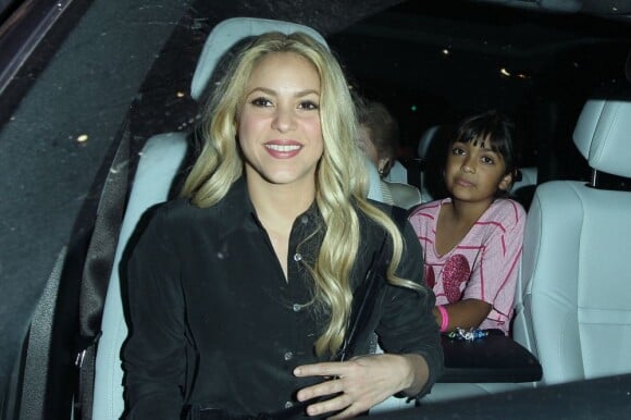 Shakira lors d'une virée au restaurant Yojisan à Los Angeles, le 13 juin 2013.