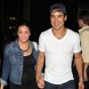 Mario Lopez de sortie avec sa compagne Courtney à West Hollywood le 14 juin 2013.