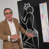Philippe Lavil - Vernissage de l'exposition "Allumeuse" de Valeria Attinelli à la galerie Caplain à Paris le 18 juin 2013.