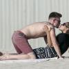Exclusif - Leona Lewis et son petit ami Dennis Jauch sur une plage de Los Angeles, le 1er mars 2013.