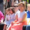Jennifer Lopez avec son petit ami Casper Smart et ses enfants Max Anthony et Emme Anthony à la remise de l'étoile de Jennifer Lopez sur le "Walk of Fame" à Hollywood, le 20 juin 2013.