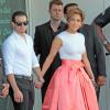 Jennifer Lopez et Casper Smart à la remise de l'étoile de Jennifer Lopez sur le "Walk of Fame" à Hollywood, le 20 juin 2013.
