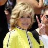 Jane Fonda à la remise de l'étoile de Jennifer Lopez sur le "Walk of fame", à Hollywood le 20 juin 2013.