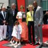 Keenan Ivory Wayans, Jane Fonda, Jennifer Lopez, Gregory Nava, Pitbull à la remise de l'étoile de Jennifer Lopez sur le "Walk of fame", à Hollywood le 20 juin 2013.