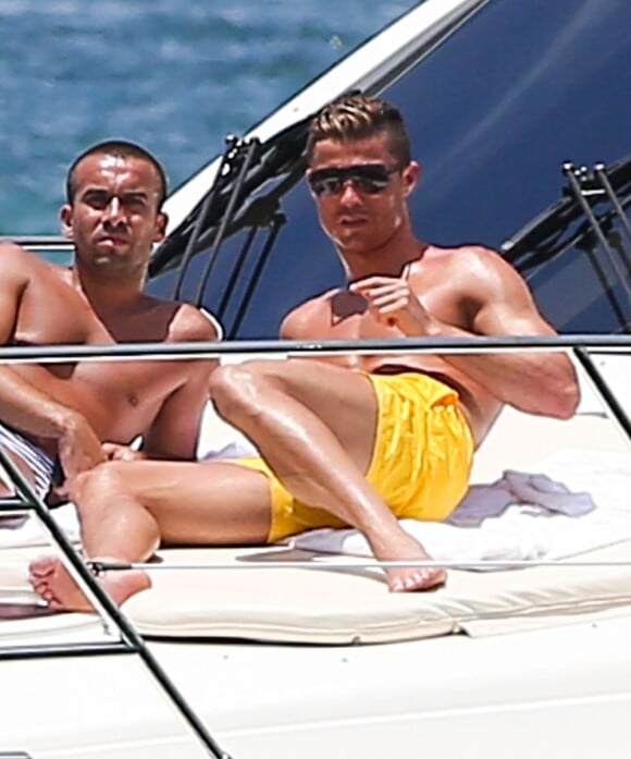 Cristiano Ronaldo en vacances à Miami le 14 juin 2013.