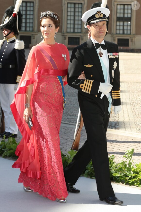 La princesse Mary et le prince Frederik de Danemark à Stockholm, le 8 juin 2013.