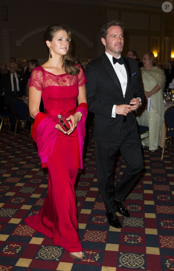 La Princesse Madeleine de Suède et son mari Chris O'Neil à Wilmington, le 11 mai 2013.