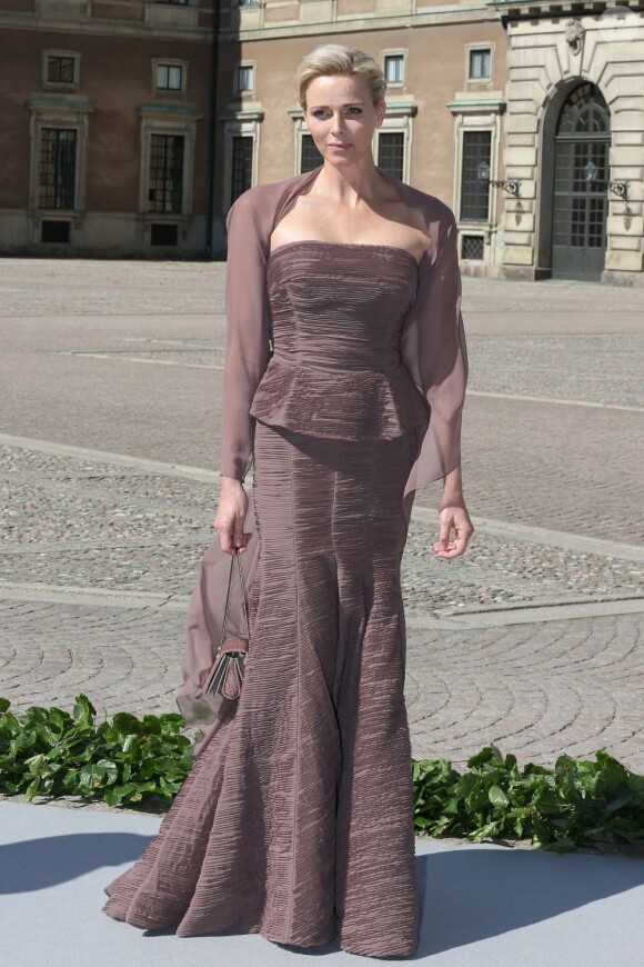 La princesse Charlene de Monaco à Stockholm, le 8 juin 2013.