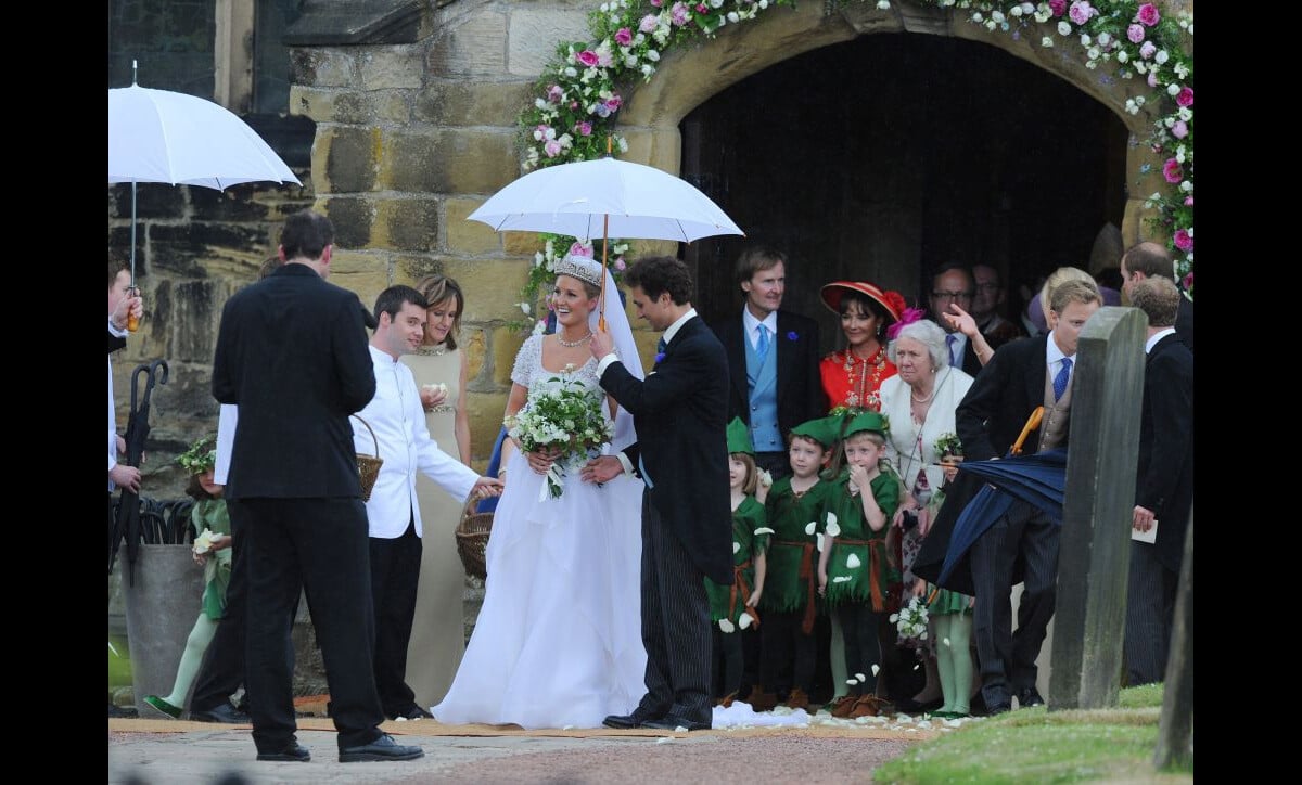 Photo : Le mariage de Lady Melissa Percy, fille du duc de ...