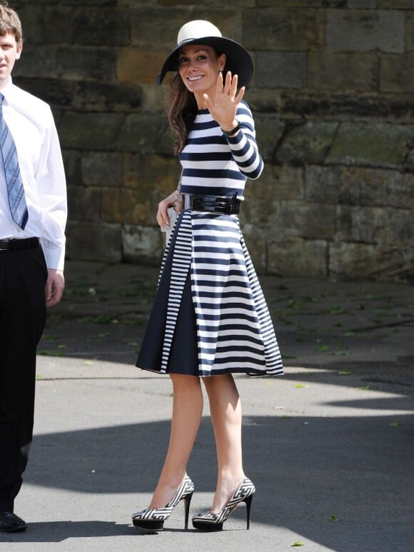 Tara Palmer-Tomkinson lors du mariage de Lady Melissa Percy, fille du duc de Northumberland, et de Thomas van Straubenzee à Alnwick en Angleterre le 22 juin 2013