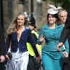 Cressida Bonas et la princesse Eugenie d'York lors du mariage de Lady Melissa Percy, fille du duc de Northumberland, et de Thomas van Straubenzee à Alnwick en Angleterre le 22 juin 2013