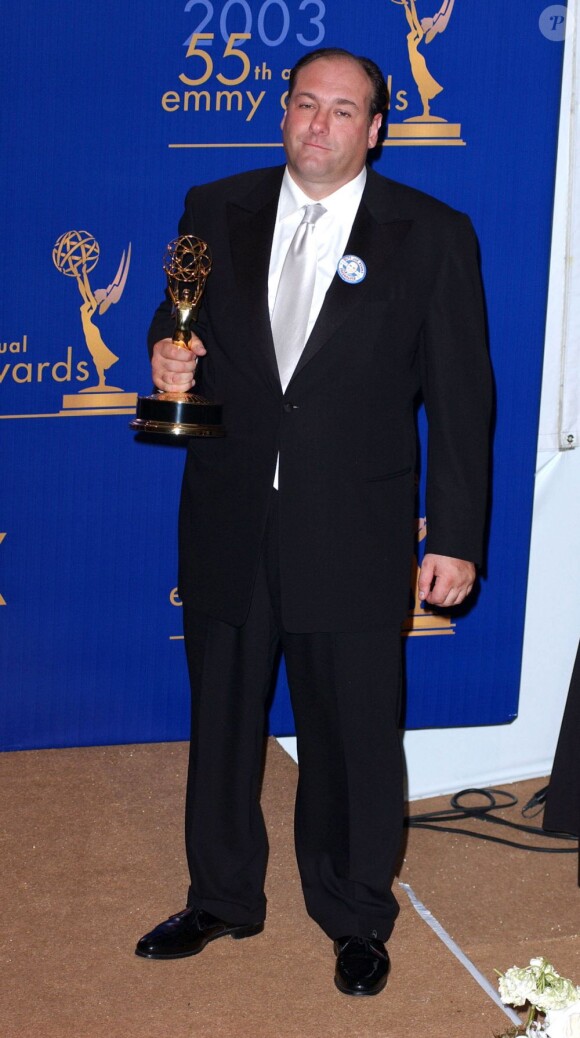 James Gandolfini aux Emmy Awards à Los Angeles, le 21 septembre 2003.