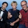 Adrien Brody, Sabina Belli (Bulgari) et Terry Richardson à la présentation de la collection Diva de Bulgari à Portofino, le 20 juin 2013.