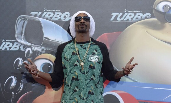 Snoop Lion (Snoop Dogg) à la première mondiale de Turbo à Barcelone, le 25 juin 2013.
