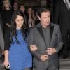 John Travolta et Ella Bleu à la sortie de l'hôtel Corinthia après l'after-party de Killing Season à Londres le 26 juin 2013.