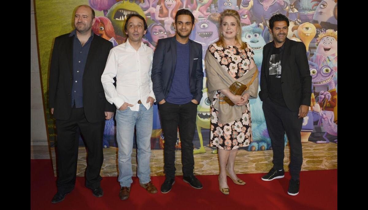 Photo : Xavier Fagnon, Eric Métayer, Malik Bentalha, Catherine Deneuve