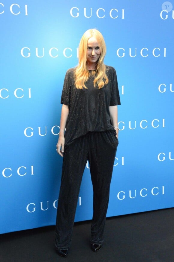 Frida Giannini, directrice de création de la maison Gucci, à Milan le 25 juin 2013.
