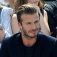 David Beckham assiste au défilé Louis Vuitton à Paris, le 27 juin 2013.