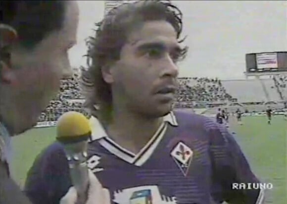 Stefano Borgonovo avec la Fiorentina