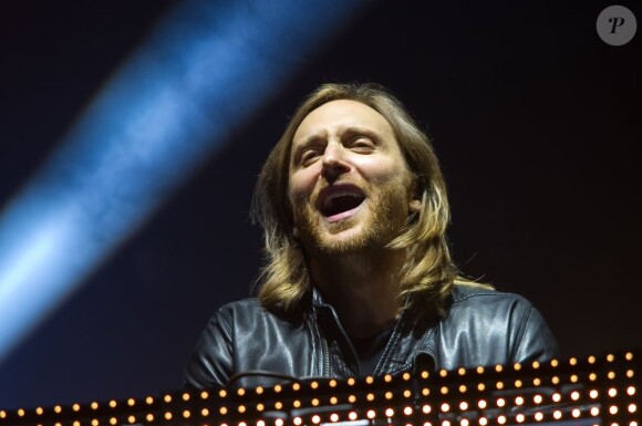 David Guetta à Solidays sur l'Hippodrome de Longchamp à Paris le 30 juin 2013.