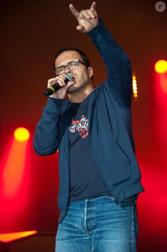 Luc Barruet, directeur de Solidarité sida et organisateur du 15e festival Solidays le 28 juin 2013.