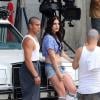 Lana Del Rey en plein tournage de son prochain clip à Los Angeles, le 30 juin 2013.